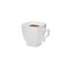 Smarty Had A Party 8 oz. White Square Plastic Coffee Mugs (192 Mugs), 192PK 6934W-CASE - alternate 2